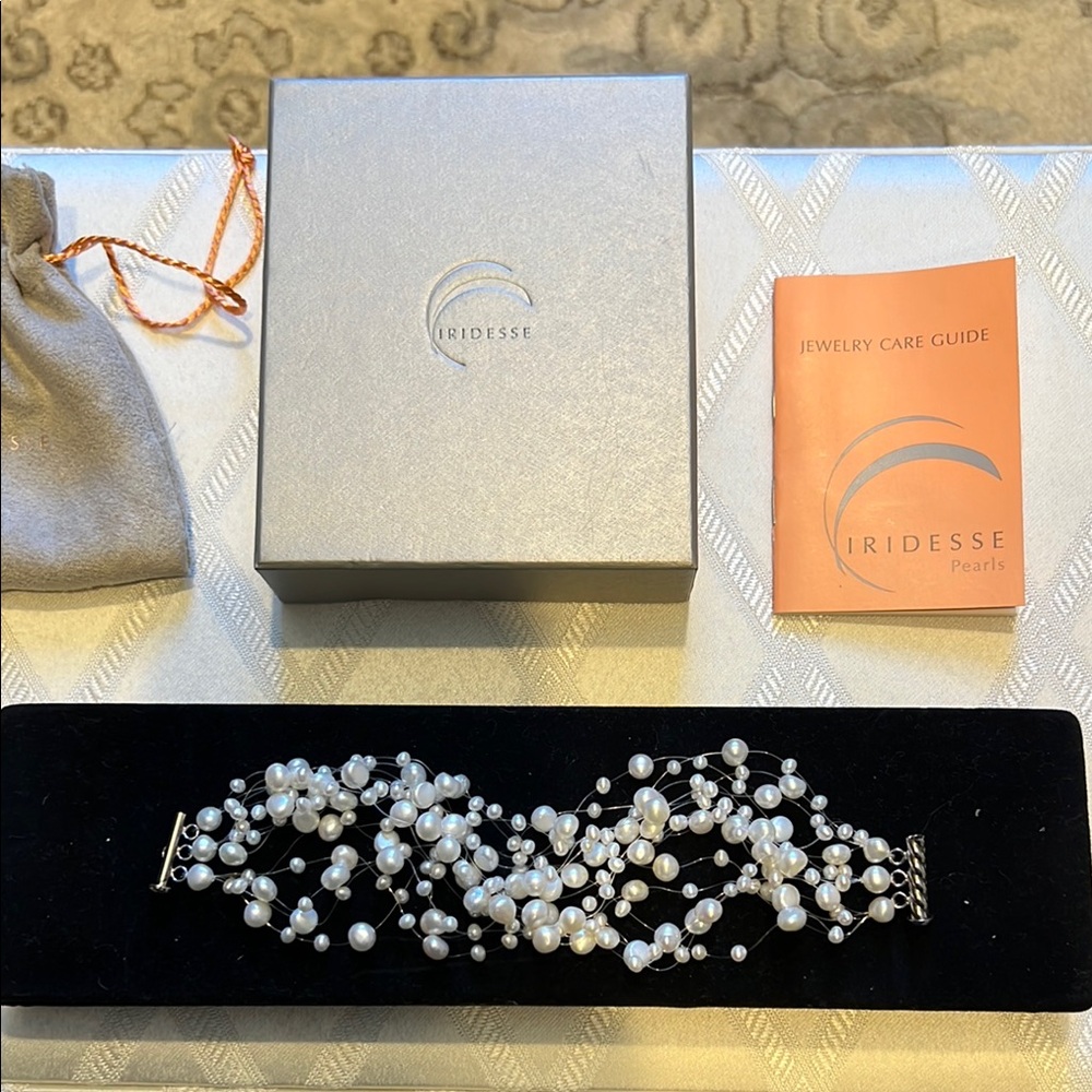 Tiffany & Co Iridesse White Pearl Bracelet